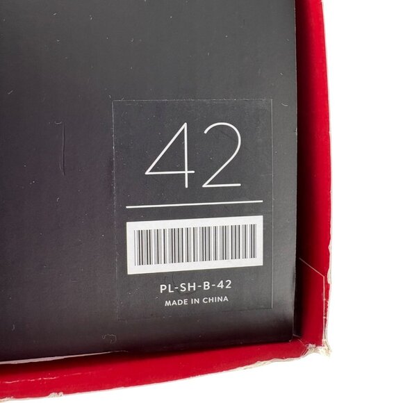 Peloton Cycling Shoes Size 42 Black & Red Spin Bike Footwear With Box NEW - Picture 8 of 8